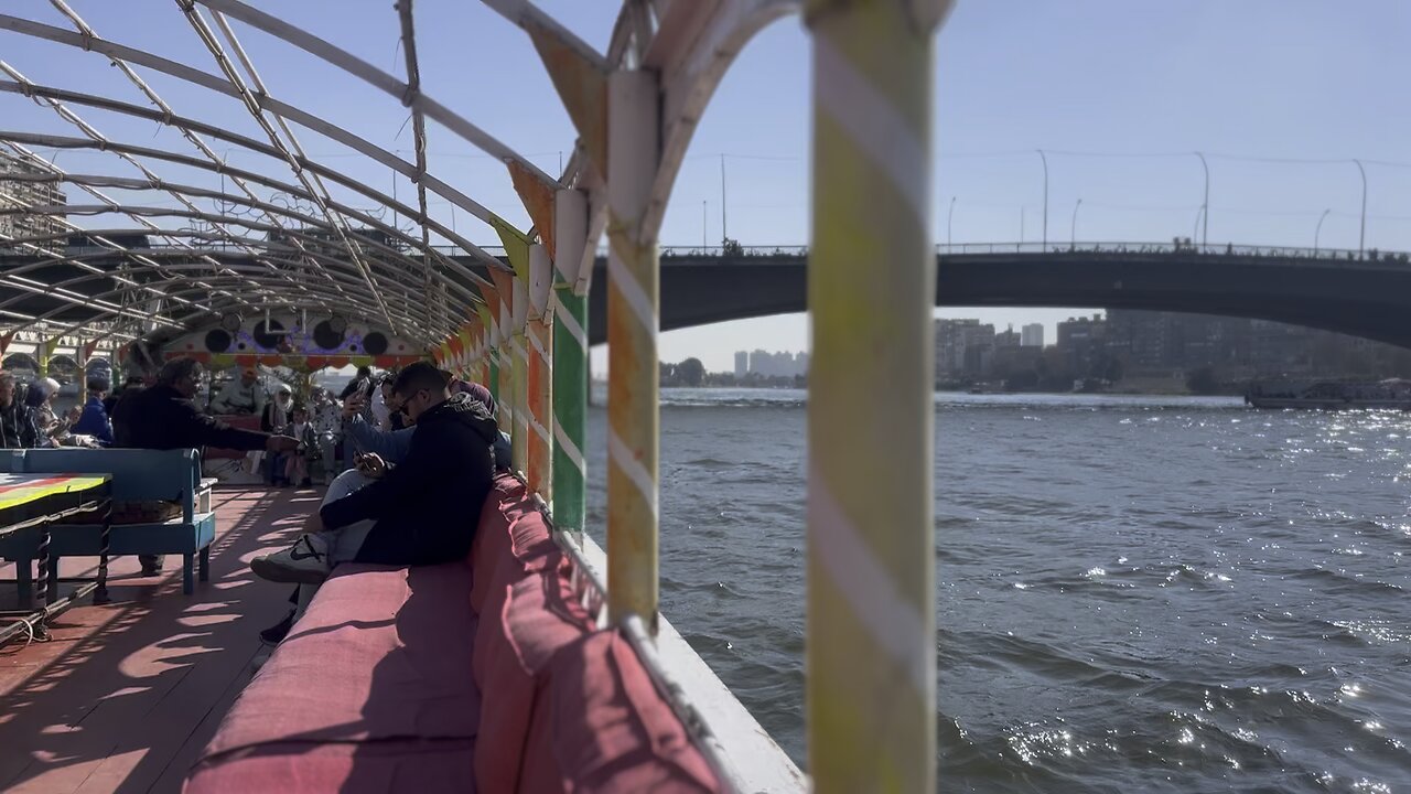 The Nile river in Cairo
