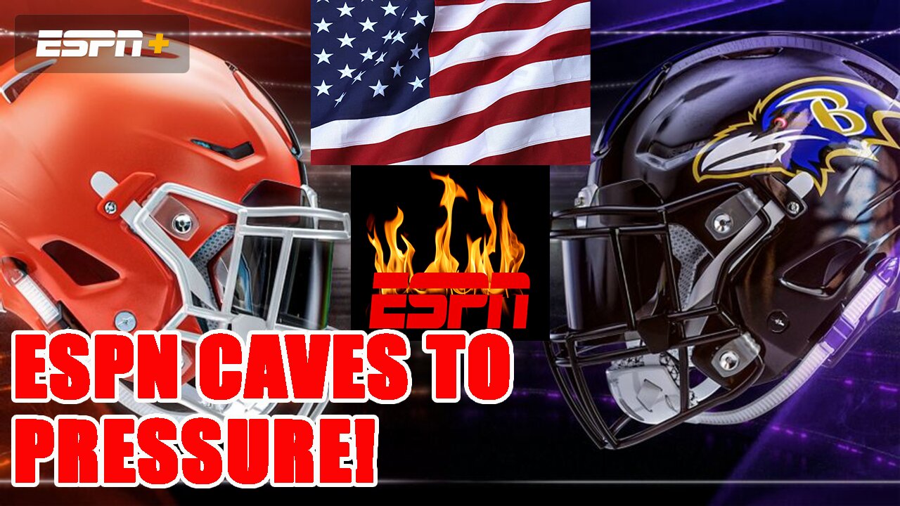 ESPN CAVES TO PRESSURE! AIRS National Anthem at Browns vs Steelers game after REFUSING to show it!