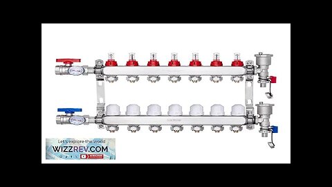 VEVOR 7-Branch Radiant Heat Manifold 1/2" PEX Tubing Floor Heating Manifold Set Review