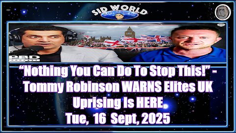 “Nothing You Can Do To Stop This!” - Tommy Robinson WARNS Elites UK Uprising Is HERE