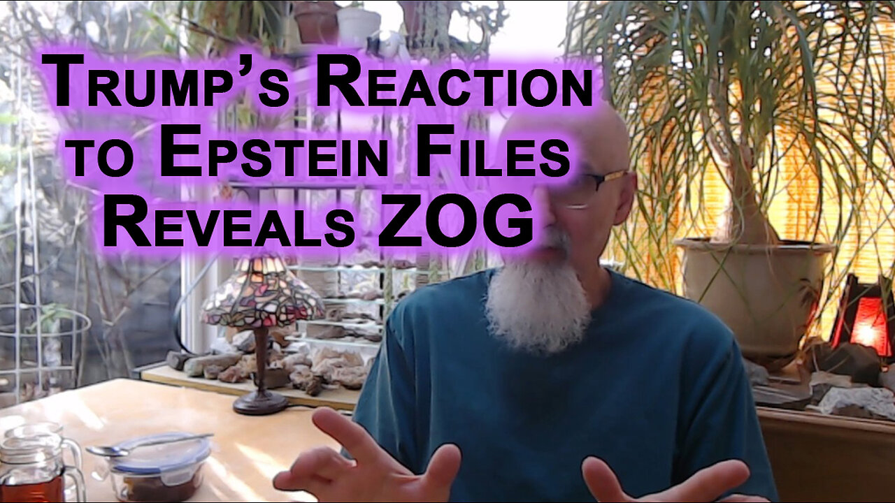 Trump’s Reaction to Epstein Files Reveals How Zionist Israel Controls United States Government: ZOG