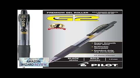 Pilot G2 Premium Gel Roller Pens Bold Point 1 mm Review