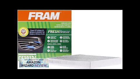 FRAM Fresh Breeze Cabin Air Filter Replacement for Car Passenger Compartment w/ Review