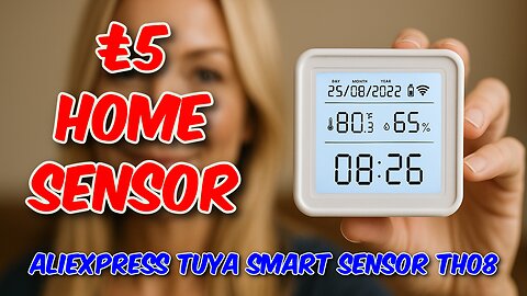 AliExpress Tuya Smart Sensor TH08 Review