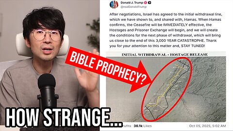 Why's nobody seeing THIS Bible prophecy HIDDEN in Trump’s Israel peace plan!!