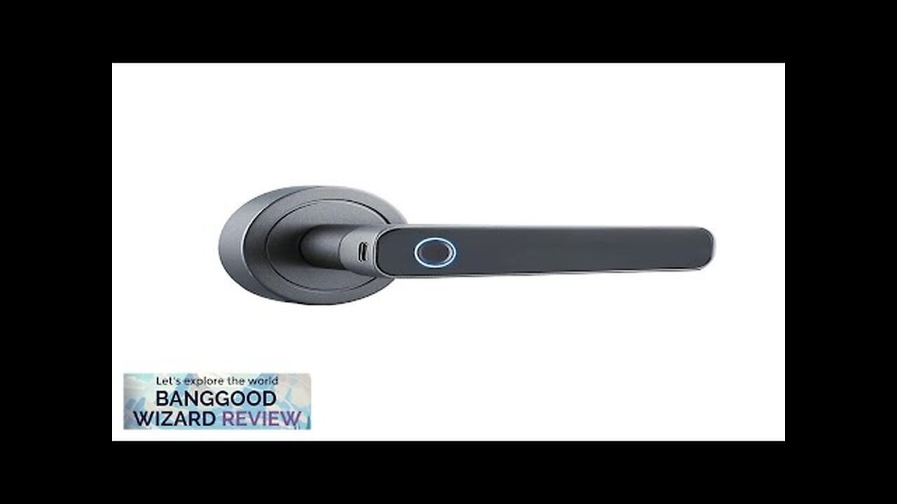 Smart Fingerprint Handle Door Lock Intelligent Anti-theft Door Lock Fingerprint Key Unlock Review