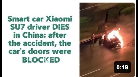 Smart car Xiaomi SU7 driver DIES in China: after the accident, the car’s doors were BLOCKED