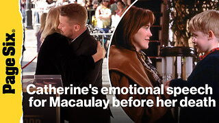 Watch Catherine O'Hara's emotional speech for 'Home Alone' co-star Macaulay Culkin before her death