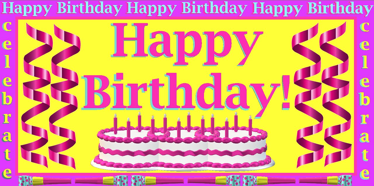 Happy Birthday 3D - Happy Birthday - Happy Birthday To You - Happy Birthday Song