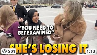 Nasty Ilhan Omar VISIBLY P*SSED as reporter asks her abt Minnesota's $9B Fraud