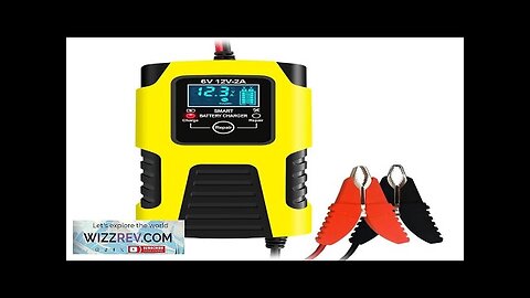 Fully Automatic Smart Car Battery Charger with LCD Display For 6V/12V 2AH-20AH Review