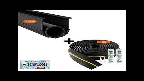 VEVOR Garage Door Threshold and Bottom Seals Kit 20 FT Universal Waterproof Review