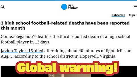 MORE DEAD ATHLETES - EXPERTS: IT AIN'T THE SHOTS! BLAME THE DAMN HEAT!