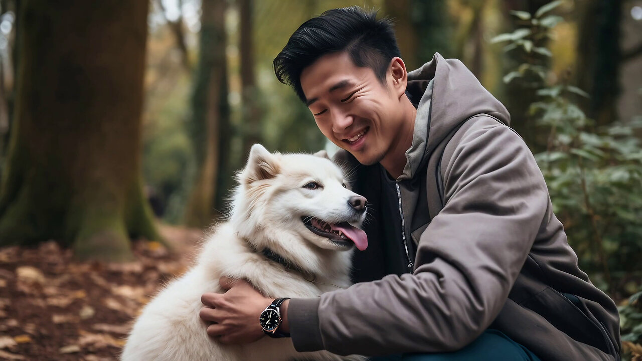 100 AI People with Animals