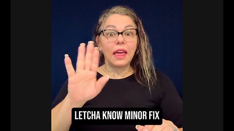 🚨 Opps.. Minor Fix 😍 #ASL #deaf #signlanguage