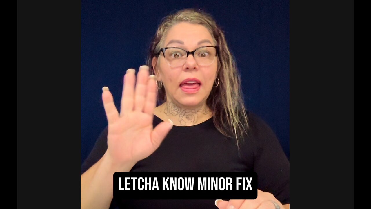 🚨 Opps.. Minor Fix 😍 #ASL #deaf #signlanguage