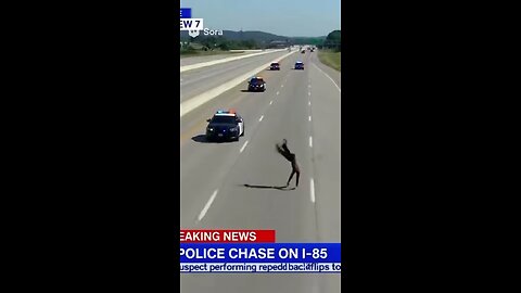 cops pursuing a criminal