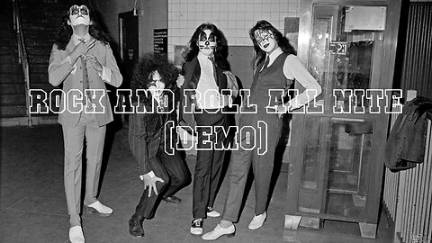 Kiss - Rock And Roll All Nite (Demo) Lyric Video