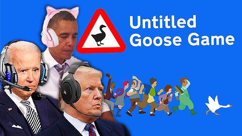 Presidents Play Untitled Goose Game