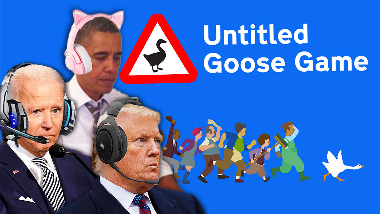Presidents Play Untitled Goose Game