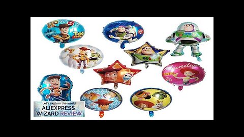 Disney Buzz Lightyear Foil Balloon Set Toy Story Happy Birthday Party Supplies Review