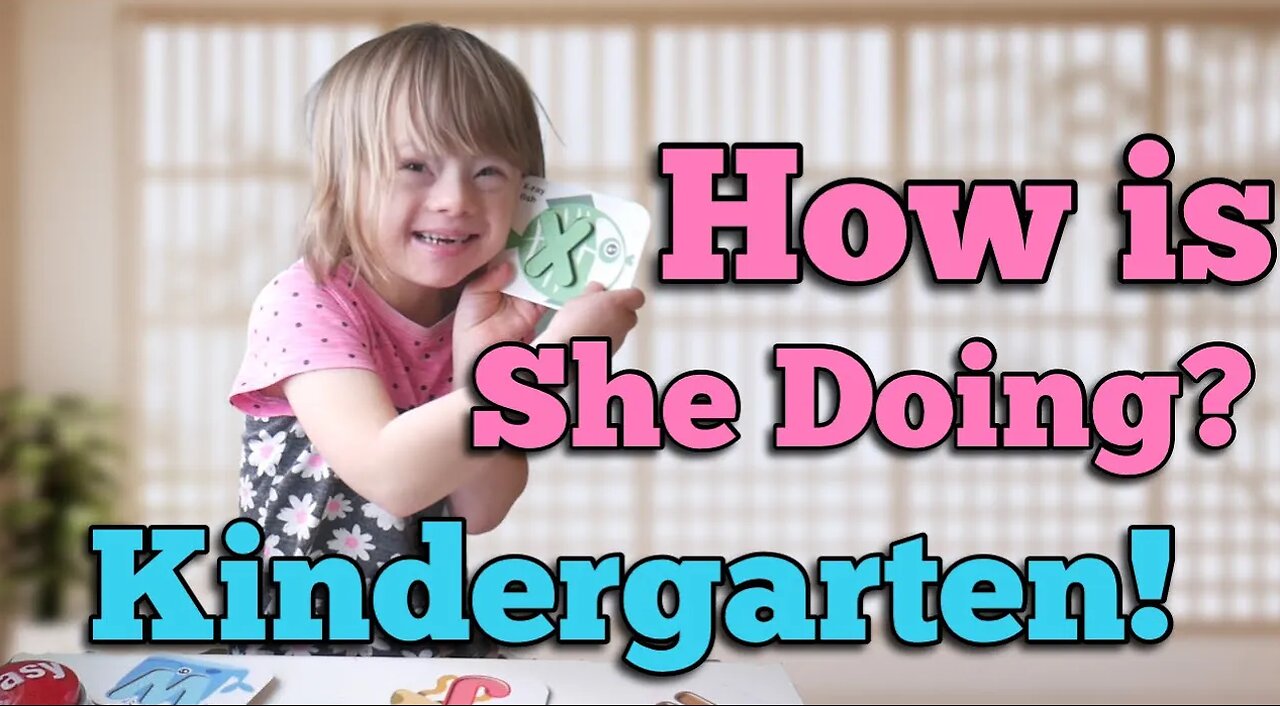 RAW & REAL!! How I TEACH My Child with DOWN SYNDROME || Kindergarten Homeschool Mid - Year Check In