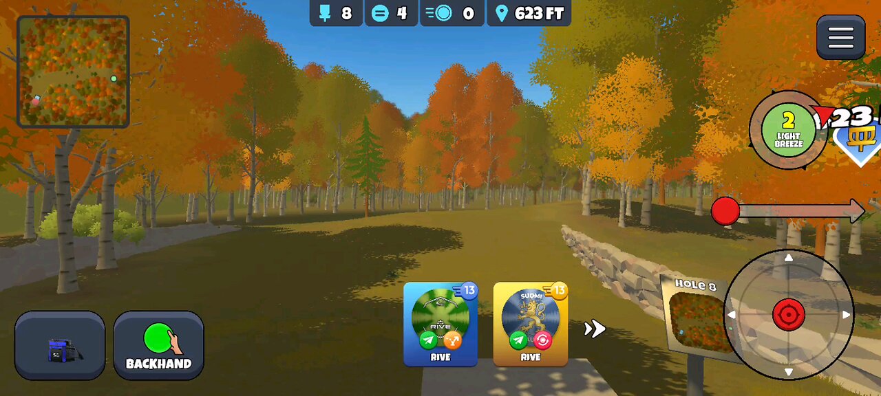 My disc golf valley custom course play through