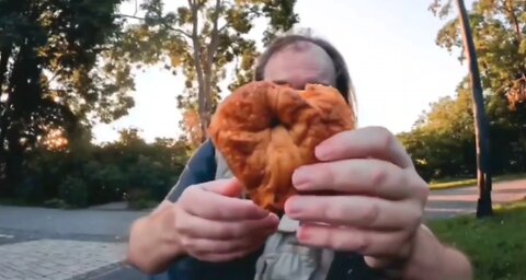 Tim Hortons Breakfast Maple Croissant Bacon Cheddar Egg Sandwich Review