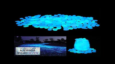 500Pcs Glow In The Dark Garden Pebbles Stones Rocks For Yard Review