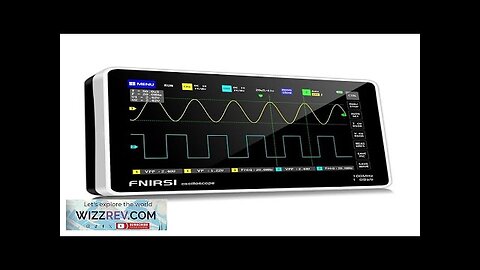 FNIRSI 1013D 7-inch Digital 2 Channels Tablet Oscilloscope 100M Bandwidth 1GS/s Sampling Review