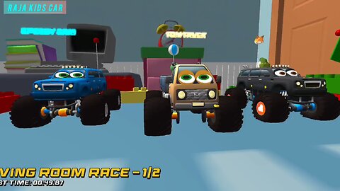 Monster Truck Racing Game 3 Gameplay | Kids