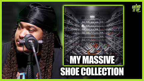 Inside a Sneakerhead's Dream: My Massive Shoe Collection & Iverson Nostalgia | Grind It Up Podcast
