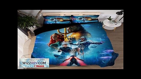 DC Aquaman Underwater Kingdom Movie Characters Bedding Set Review