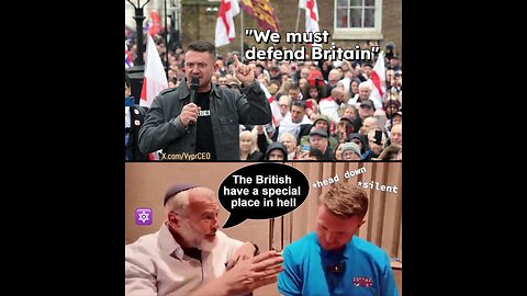 The British "have a special place in hell” says Israeli spokesman Yishai Fleisher to Tommy Robinson.
