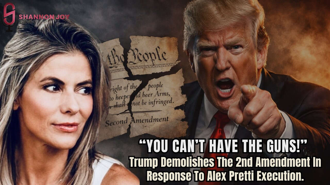 🔥SJ LIVE Jan 28 - “You Can’t Have The Guns!” Trump Demolishes The 2nd Amendment In Response To Alex Pretti Execution.🔥