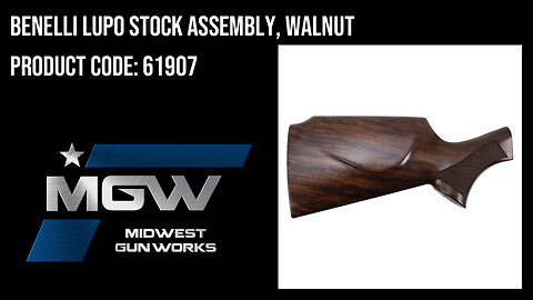 Benelli LUPO Stock Assembly, Walnut - 61907