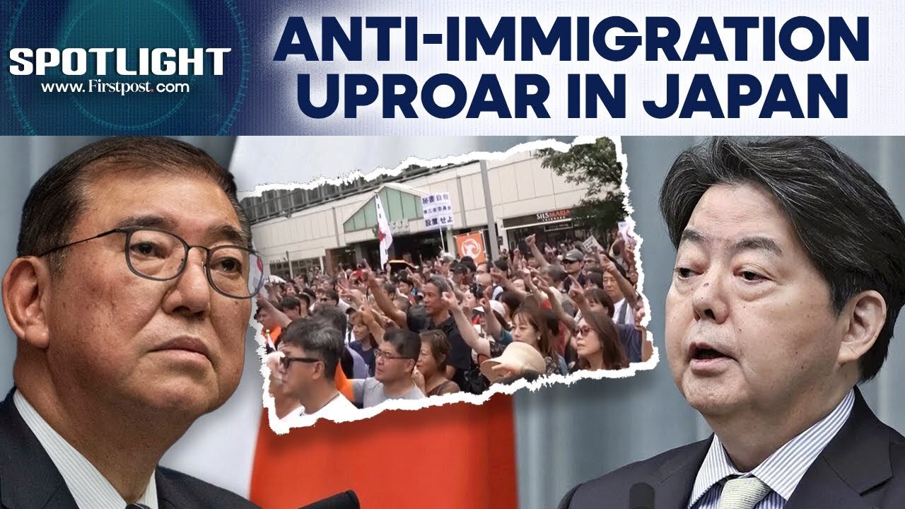 Japan: Anti-Immigration Protesters Take Stage As LDP Prepares To Pick New Leader | Spotlight | N18G