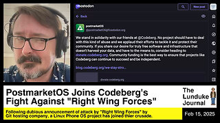 PostmarketOS Joins Codeberg's Fight Against "Right Wing Forces"