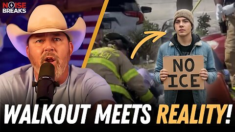 Students Hold An Anti-ICE Walkout And Meet Real-World Consequences, Student Hit By Car At Walkout