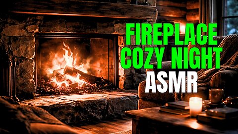 DeepEarthASMR | FIREPLACE | Cozy Night ASMR | Deep Sleep & Calm
