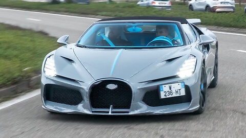 NEW Jet Grey Bugatti Mistral being Tested on PUBLIC Roads!