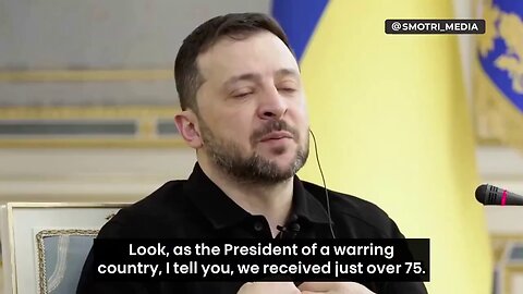 Zelensky admits he did not receive over $100 billion of our tax dollars.