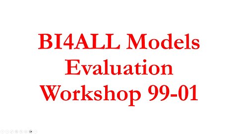 IBI99 - BI4ALL Evaluation Workshop - Part-99 - 01