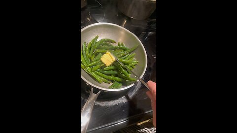 Tuna Steak and Fresh Green Beans! 🐟