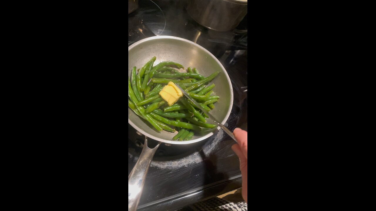 Tuna Steak and Fresh Green Beans! 🐟