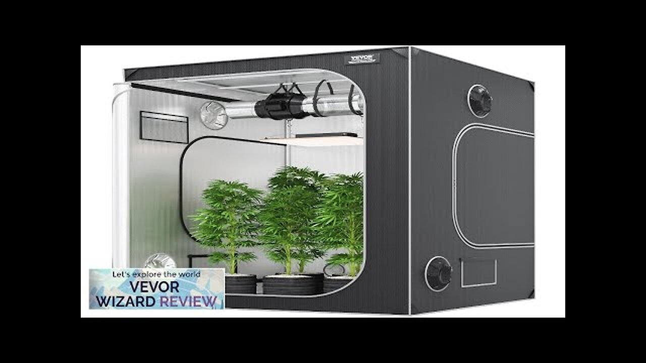 VEVOR 5x5 Grow Tent 60'' x 60'' x 80'' High Reflective 2000D Review