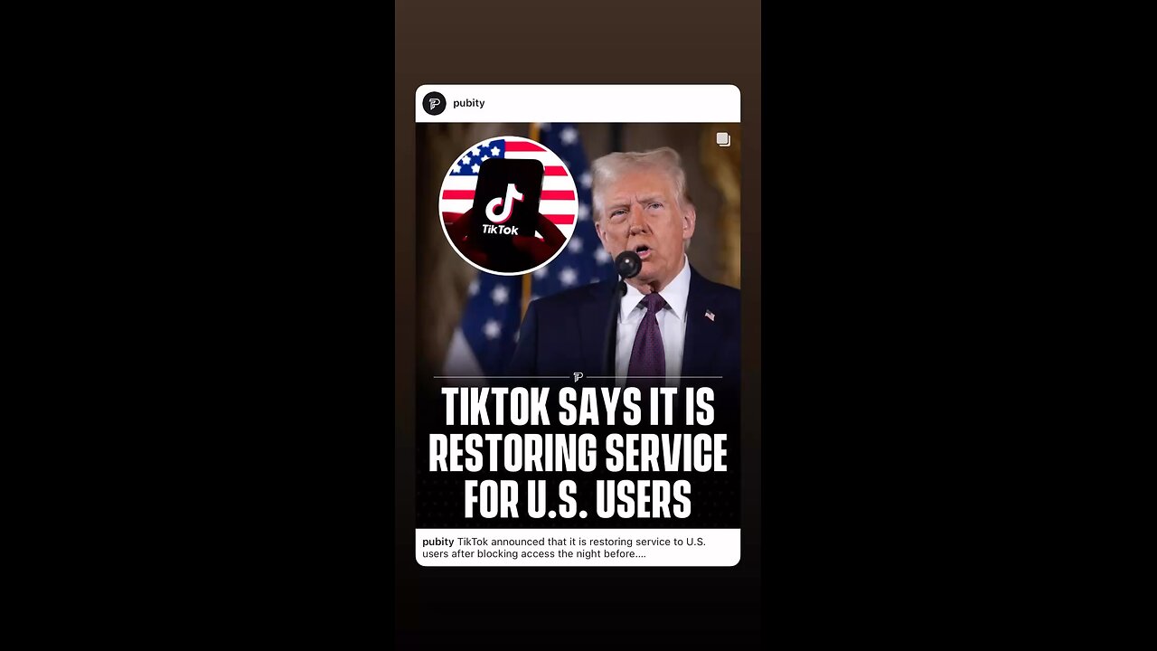 TikTok is Back!