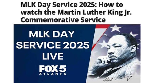 MLK Day Service 2025 | the Martin Luther King Jr. Commemorative Service #facts #mlk