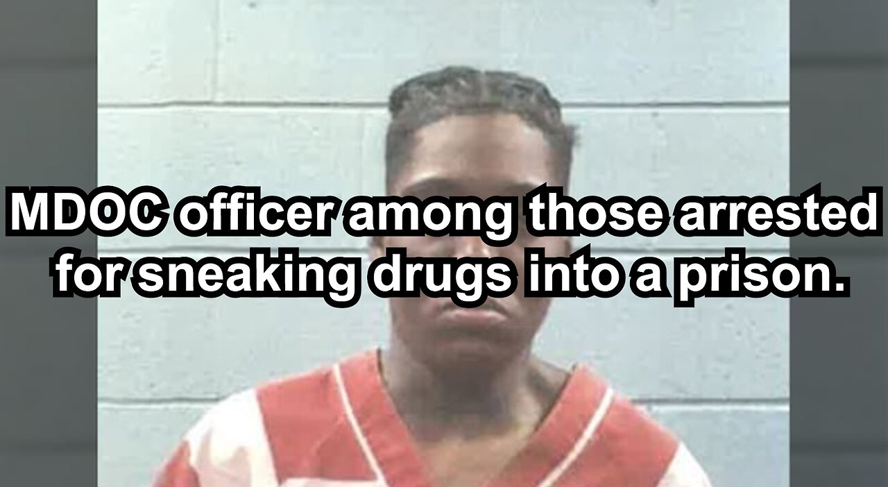 MDOC officer among those arrested for sneaking drugs into a prison.