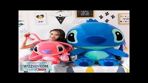 60cm Giant Disney Lilo & Stitch Couple Models Cartoon Stuffed Plush Anime Review